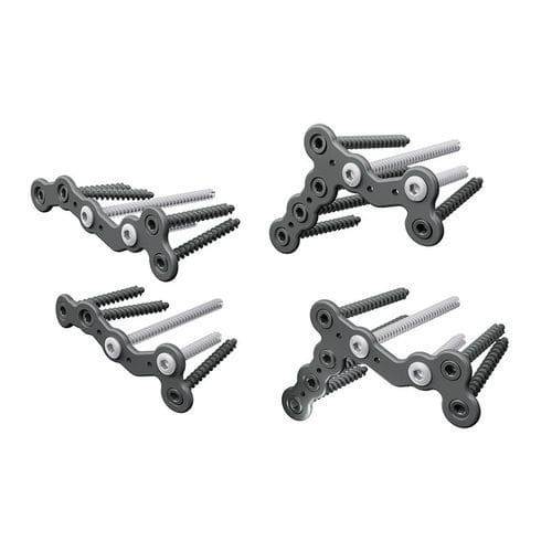 Kompressionsplatte für Calcaneum - CALMI - I.T.S.   - anterolateral / mit Verriegelung / Metall