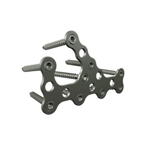 Kompressionsplatte für Calcaneum - CAL - I.T.S.   - mit Verriegelung / Metall