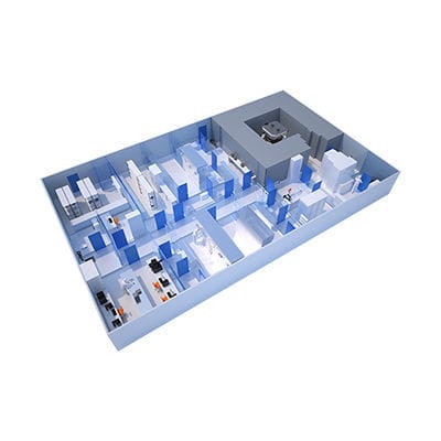 Modulares Labor - IntegraLab®PLUS - IBA Group - für Nuklearapotheke