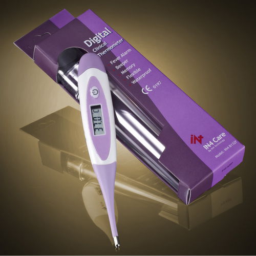 Fieberthermometer - IN4-B132F - IN4 Technology - elektronisch / Achsel / mit flexibler Spitze