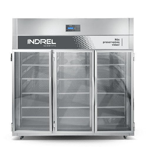 Kühlschrank für Blutplasma - RVV 2000D - INDREL - für Impfstoffe / vertikal / auf Rollen
