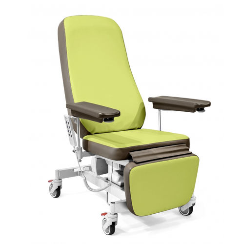 Elektrischer Blutentnahmesessel - 384360- IDEA CLINIC - Malvestio - Furniture for healthcare facilities - dreiteilig / mit Fußstütze / auf Rollen