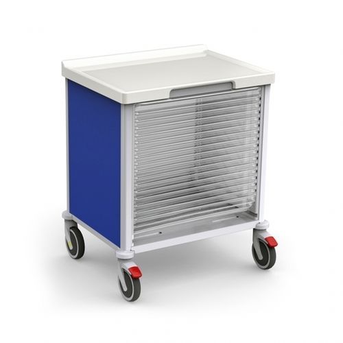 ABS-Schrank - 326500LC - Malvestio - Furniture for healthcare facilities - Corian® / blau / transparent