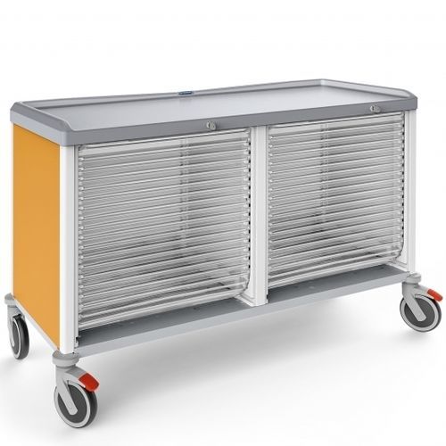 ABS-Schrank - 326525LT - Malvestio - Furniture for healthcare facilities - orange / transparent / gelb