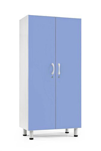 Garderobe für Patientenzimmer - Malvestio - Furniture for healthcare facilities - orange / grau / blau