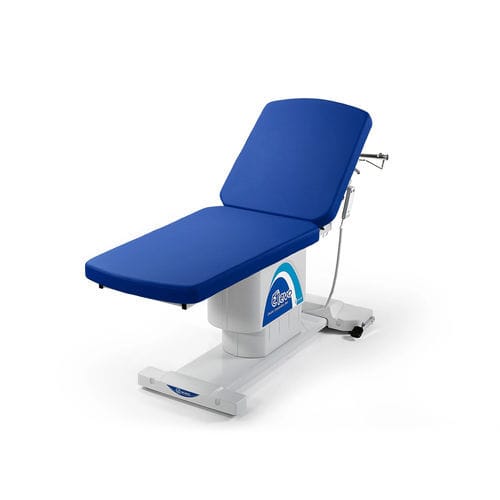 Elektrische Untersuchungsliege - Elevo - Malvestio - Furniture for healthcare facilities - höhenverstellbar / 2 Ebenen / blau