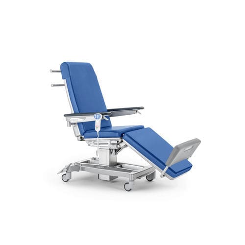 Elektrischer Behandlungsstuhl - Malvestio - Furniture for healthcare facilities - dreiteilig / auf Rollen / mit fester Höhe