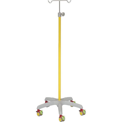 Infusionsständer für Kinder - 22406 - Inmoclinc - auf Rollen / 2 Haken