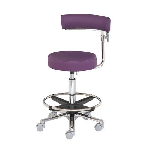 Hocker für Chirurgen - 23160 - Inmoclinc - höhenverstellbar / drehbar / auf Rollen