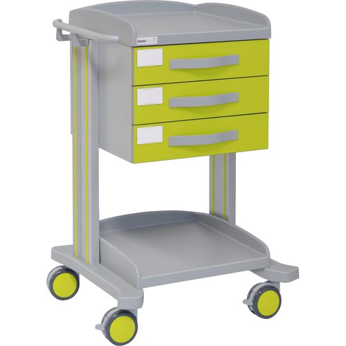 Wagen für Kliniken - 70025 - Inmoclinc - Vielzweck / 3 Schubladen / 1 Regalbrett