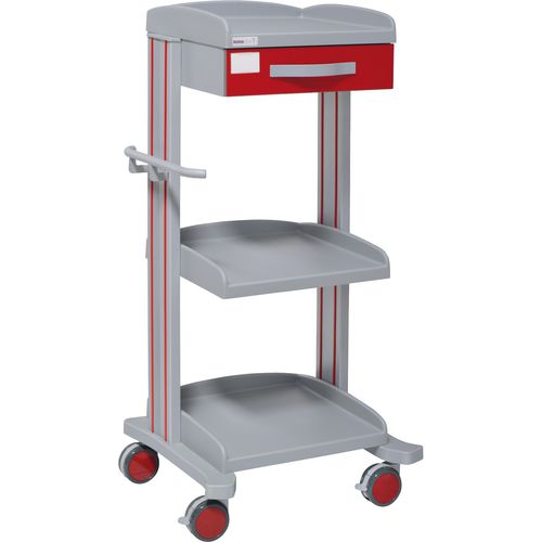 Wagen für Kliniken - 70055 - Inmoclinc - Vielzweck / mit Schublade / mit 3 Regalbrettern