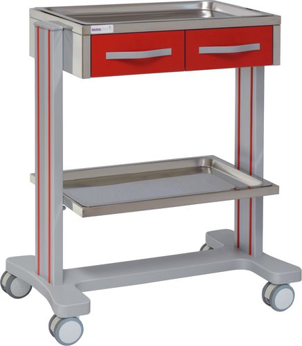 Wagen für Kliniken - 70075 - Inmoclinc - Vielzweck / 2 Schubladen / 2 Ebenen