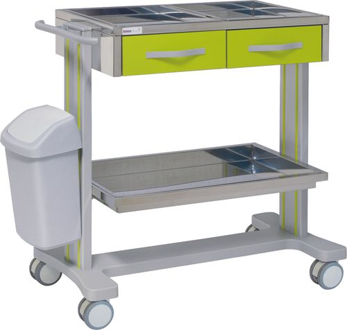 Wagen für Kliniken - 70085 - Inmoclinc - Vielzweck / 2 Schubladen / 3 Ebenen