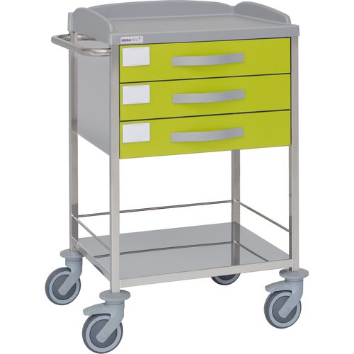 Wagen für Kliniken - 10590 - Inmoclinc - Vielzweck / Edelstahl / 3 Schubladen