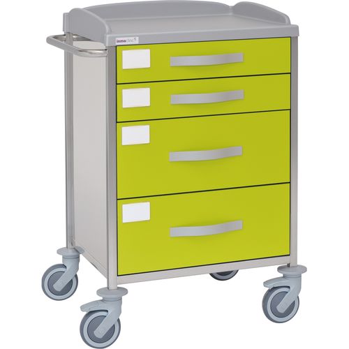 Wagen für Kliniken - 10610 - Inmoclinc - Vielzweck / Edelstahl / 4 Schubladen