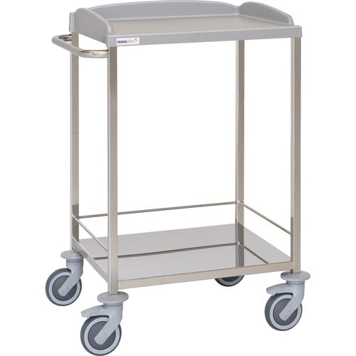 Wagen für Kliniken - 10525 - Inmoclinc - Vielzweck / Edelstahl / mit 2 Regalbrettern