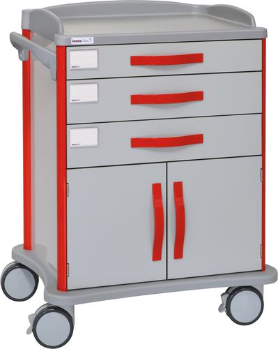 Wagen für Kliniken - 50055 - Inmoclinc - Vielzweck / 3 Schubladen / 2-türig