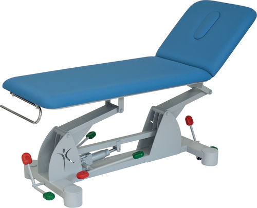 Hydraulische Massageliege - 14900 - Inmoclinc - auf Rollen / mit höhenverstellbarer Rückenlehne / zweiteilig