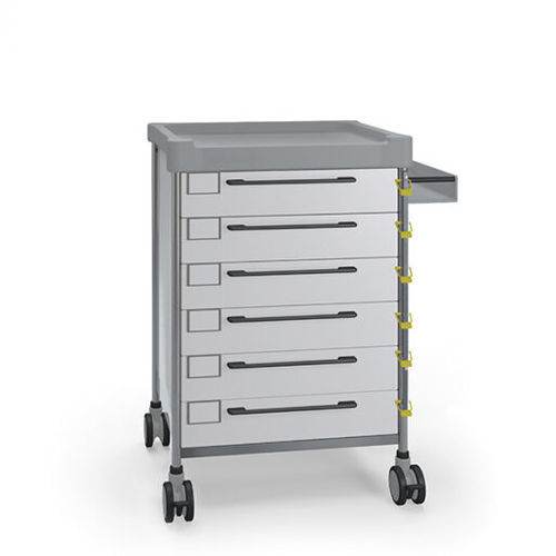 Medizinischer Wagen - 3702 W - Insausti - für schwizerige Intubation / Edelstahl / Polyethylen