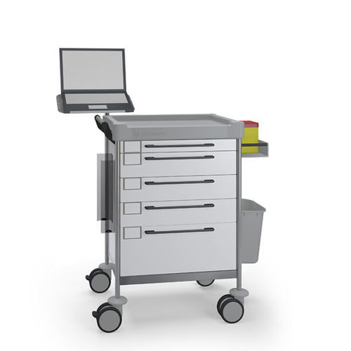Medizinischer Wagen - 1608 W - Insausti - Pflege / Edelstahl / Polyethylen