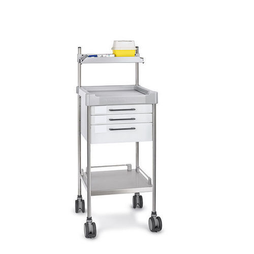 Medizinischer Wagen - Q024 W - Insausti - Pflege / Edelstahl / Polyethylen