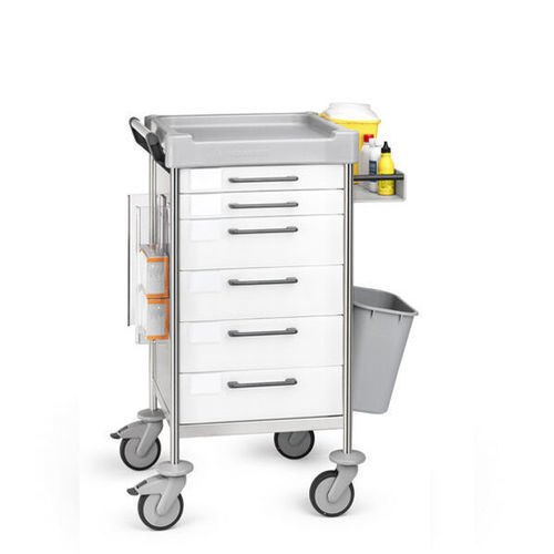 Medizinischer Wagen - Q106 W - Insausti - Pflege / Edelstahl / Polyethylen