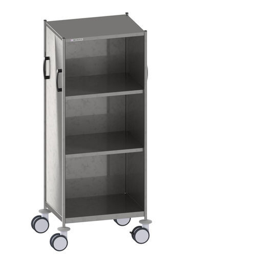 Wagen für Kliniken - 603 OP - Insausti - für Transport / Edelstahl / mit 2 Regalbrettern