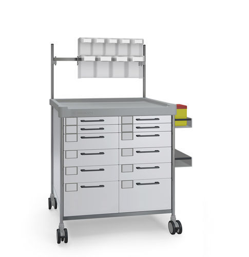 Wagen für Intensivpflege - 3860 W - Insausti - für Anästhesie / für OP-Saal / für Kliniken