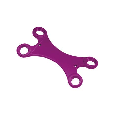 Kompressionsplatte für Fuß - Intercus - mit Verriegelung / Metall