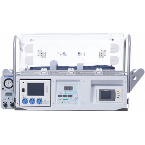 Inkubator für Neugeborene / für Transport - VOYAGER - International Biomedical  - auf Rollen / mit Monitor