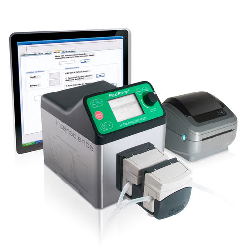 Manueller Mediendosierer - FlexiPump® Pro  - INTERSCIENCE - Labor / für Forschungszwecke / für Nährmedien