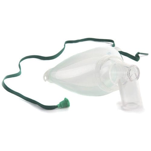 Tracheostoma-Maske / für Tracheotomie - 1200050 - Intersurgical  - PVC / verstellbar / transparent