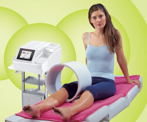 Tisch für Magnetfeldtherapie - Magneto PULSAR - Iskra Medical - auf Wagen / 2 Kanäle