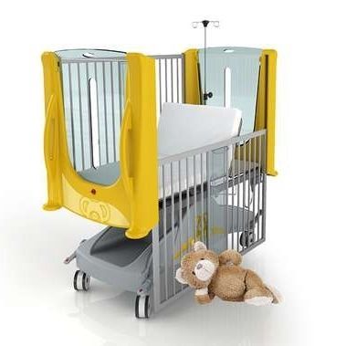 Neigbare Wiege für Krankenhäuser - Cuddle - Stiegelmeyer GmbH & Co. KG - Trendelenburg / transparent / elektrisch