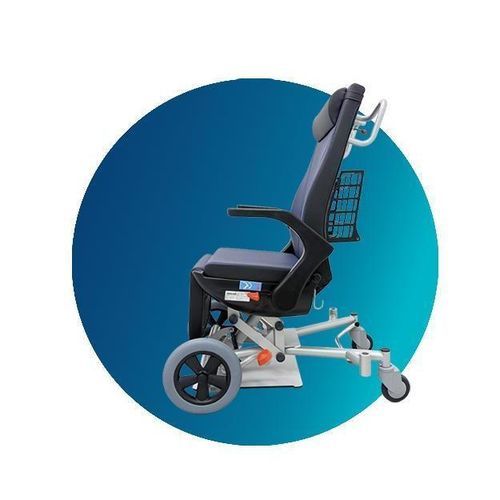 Ergonomischer Patienten-Transportstuhl - Movaro - Stiegelmeyer GmbH & Co. KG - mit Fußstütze / mit Armlehnen