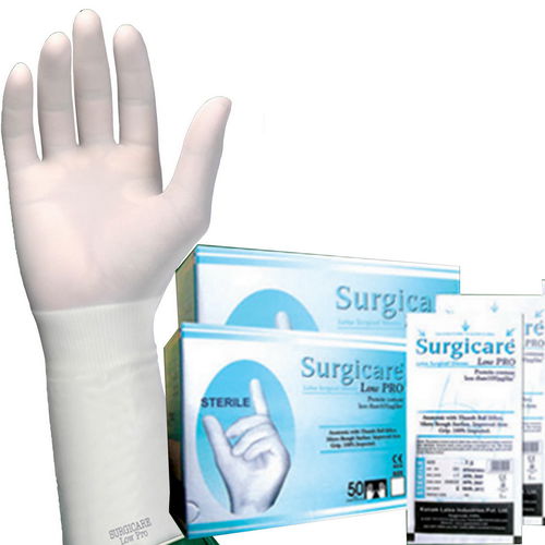 Latexhandschuh - Surgicare Low Pro - Kanam Latex Industries  - medizinisch / gepudert / steril