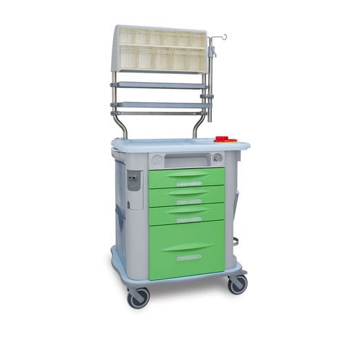 Medizinischer Wagen - CP THERAPY - AURION - Mehrzweck / Pflege / 4 Schubladen