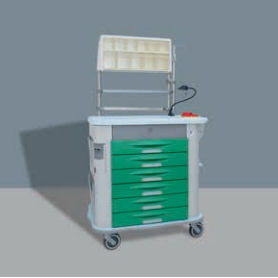 Medizinischer Wagen - MG THERAPY - AURION - Mehrzweck / Pflege / 6 Schubladen
