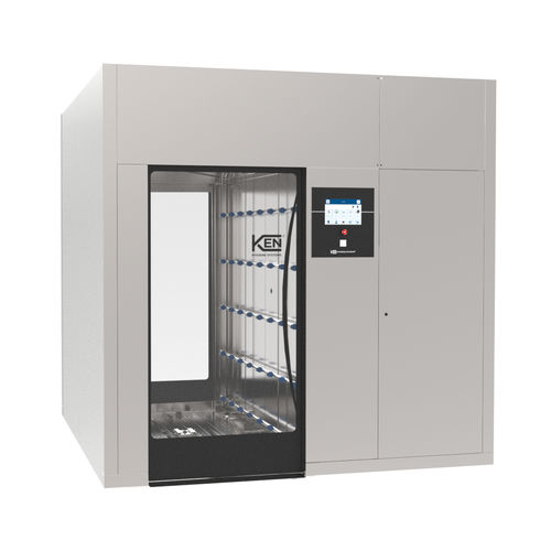Bodenstehendes Reinigungs- und Desinfektionsgerät - IQ10e - KEN Hygiene Systems - für chirurgische Instrumente / für Wagen / für Container