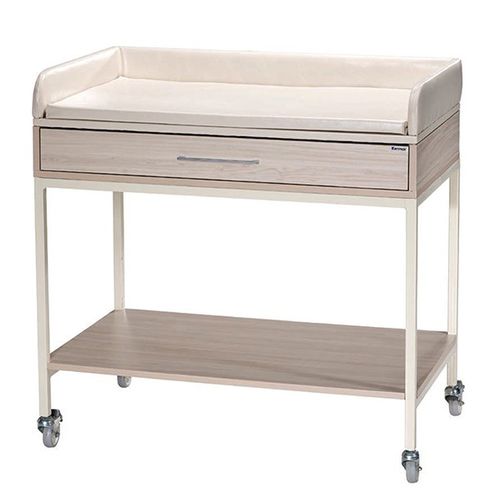 Tisch zum Wickeln - K023 / K - Kenmak Hospital Furnitures  - rechteckig / auf Rollen
