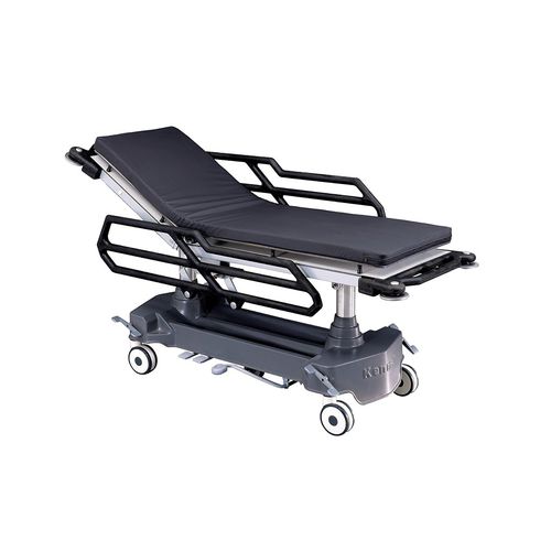 Transport-Fahrtrage - K034 / 2K - Kenmak Hospital Furnitures - hydraulisch / höhenverstellbar / mit verstellbarer Rückenlehne