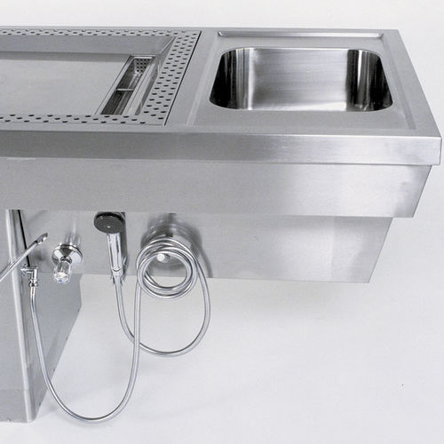 Tisch für Autopsie - STV 10/100 - KUGEL medical GmbH & Co. KG - zum Sezieren / Leichenwaschung / Anatomie