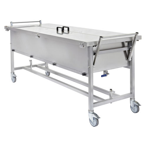 Leichen-Konservierungsbehälter / Edelstahl - IDT-S - KUGEL medical GmbH & Co. KG - mobil