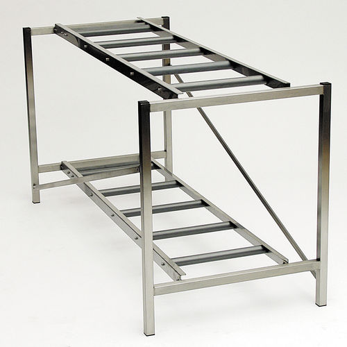 Modulares Regal - RE 30/900-02 - KUGEL medical GmbH & Co. KG - Sarg für Leichenhallen / offene Bauweise / Edelstahl
