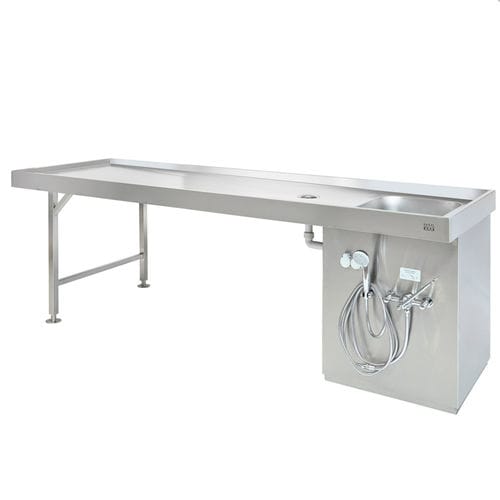 Rechtsmedizin-Autopsietisch - ST 10/350 - KUGEL medical GmbH & Co. KG - zum Sezieren / Leichenwaschung / stationär