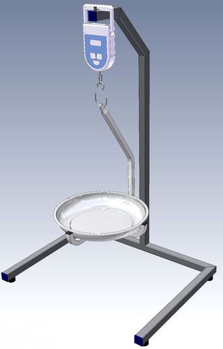 Elektronische Autopsie-Waage - EHW-CH-20-AG-850 - KUGEL medical GmbH & Co. KG - für Labor / verankert / mit LED-Display