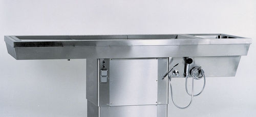 Rechtsmedizin-Autopsietisch - STV 10/850 - KUGEL medical GmbH & Co. KG - für Histopathologie-Labor / zum Sezieren / Leichenwaschung