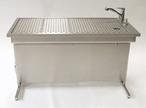 Labor-Arbeitsstation / zur Gewebefärbung - FT-1250 - KUGEL medical GmbH & Co. KG - für Probenvorbereitung / bodenstehend / Luftabsaugung nach unten