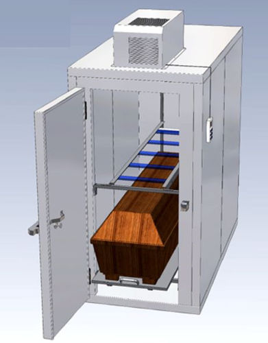 Leichenkühlzelle für Särge - KZS 40/200 - KUGEL medical GmbH & Co. KG - mehrere Körper / mit Frontöffnung / modular
