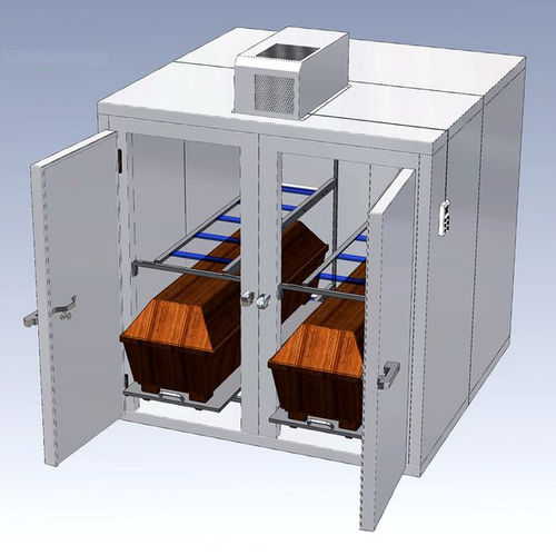 Leichenkühlzelle für Särge - KZS 40/400 - KUGEL medical GmbH & Co. KG - 4 Körper / mit Frontöffnung / modular